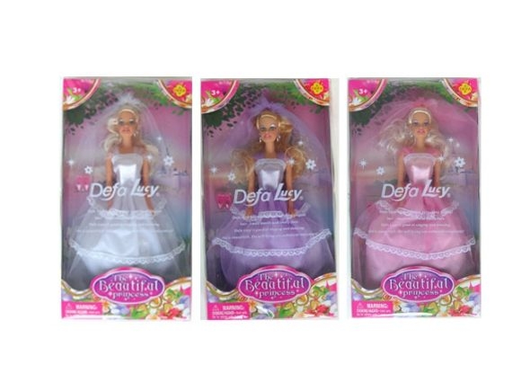 Кукла Defa - Принцесса с аксессуарами, 32,5 см, 3 вида   